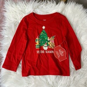 Holiday Kids Red Long Sleeve Shirt